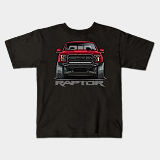 F-150 SVT Raptor (Rapid Red Metallic) Kids T-Shirt